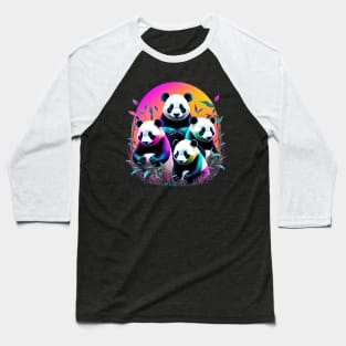 Panda Vibes Baseball T-Shirt